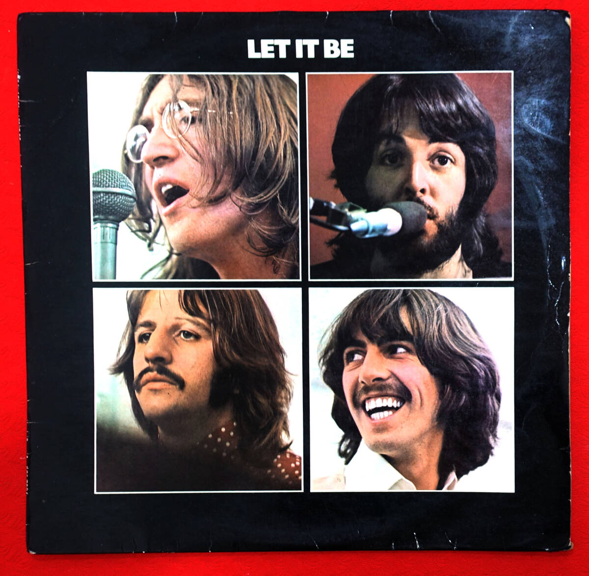 UK Original 初回 APPLE PCS 7096 LET IT BE / The Beatles MAT:2U/3U+Red Apple_画像1