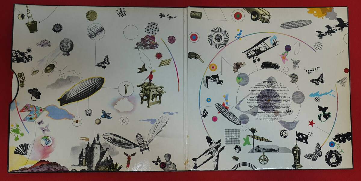 極上品! UK Original 初回 ATLANTIC 2401002 LED ZEPPELIN III MAT: A5/B5+1st Peter Grant Credit_画像4