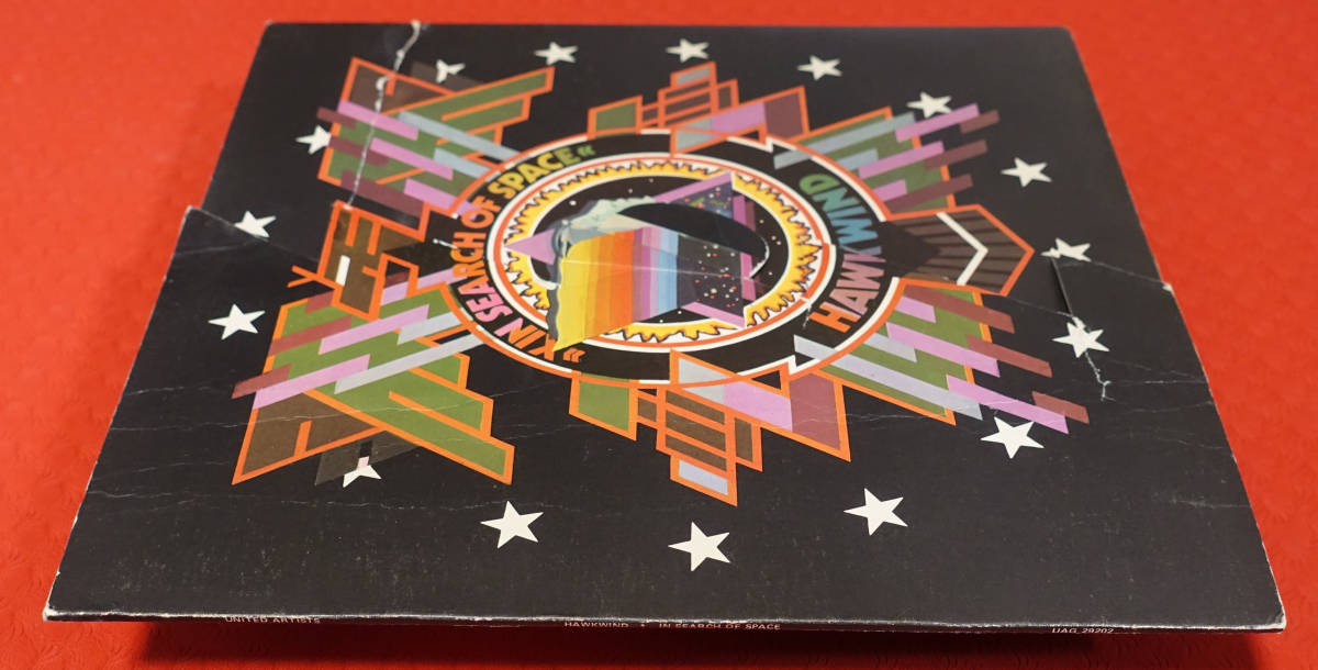 極美! France Original 初回 United Aritest UAG In Search of Space / Hawkwind MAT: 1U/1U+Booklet 完品_画像5