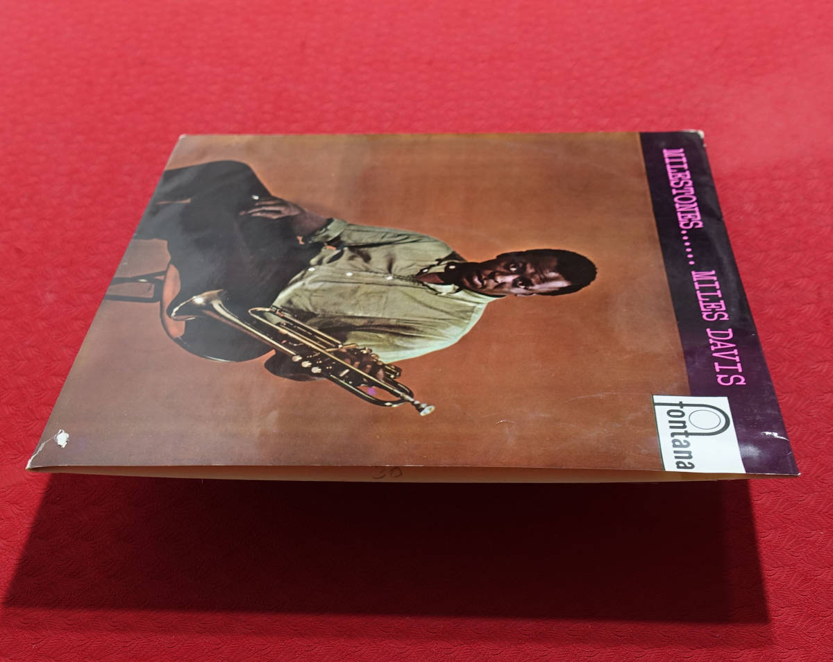 極美! UK Fontana MONO TFL 5035 オリジナル MILESTONES / Miles Davis MAT: 1L1/2L1_画像6