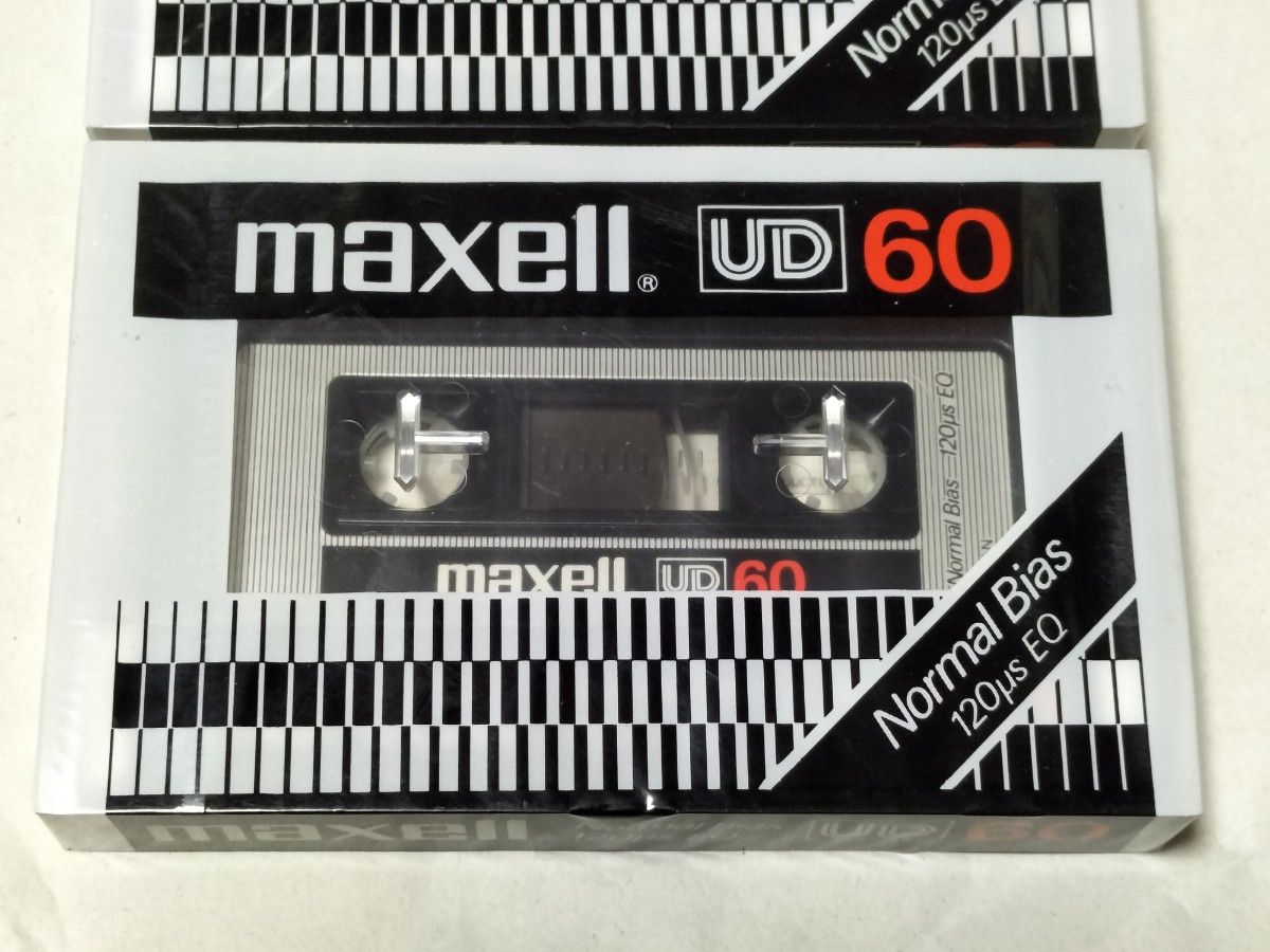 maxell マクセル UD 60 60分 2本セット ノーマルポジション TYPEⅠ カセットテープ 昭和レトロ 日立マクセル