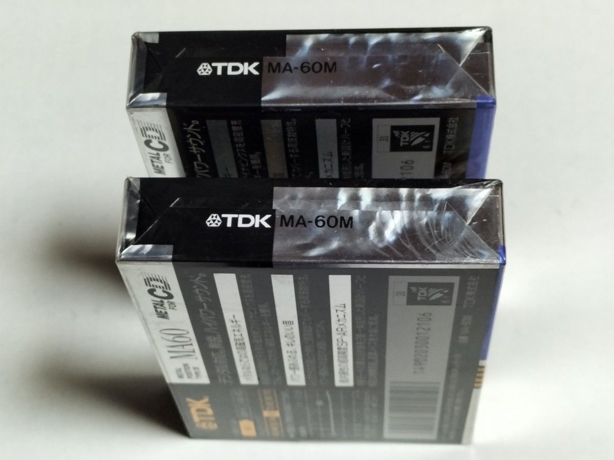 TDK MA60 メタルポジション カセットテープ MA-60M 2本セット