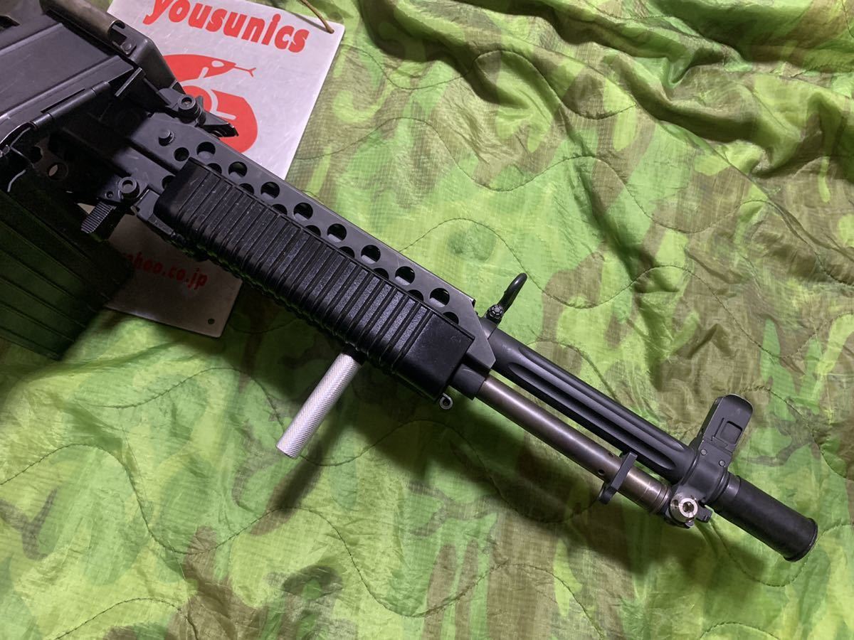 G&P STONER MK23 アルミコッキングハンドル チェッカータイプ マガジンステッカー付き ストーナー 電動ガン ベトナム戦 SEAL UDT_画像8