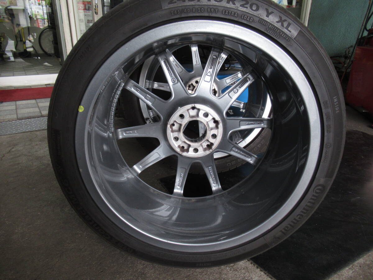 AMGホイール1本 M.B Sクラス W222 純正20X8.5J 1円売切り！！_画像7