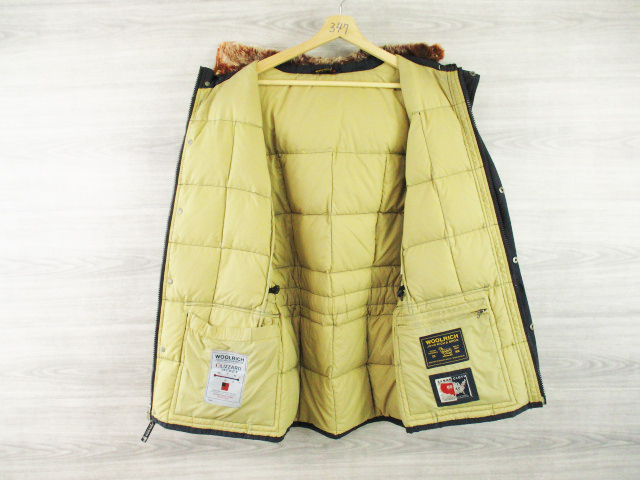 WOOLRICH●ウールリッチ＜ラビットファー フード付き ダウンジャケット＞●M347c_画像4