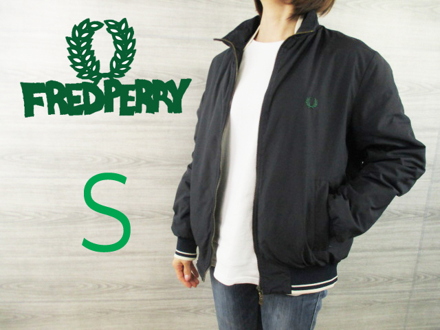 FREDPERRY●フレッドペリー＜ワンポイントロゴ刺繍・ブルゾン＞●M1731y_画像1