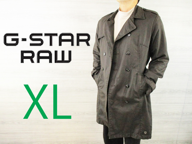 G-STAR RAW●ジースターロウ＜コットン ジップ ハーフコート＞●M783c