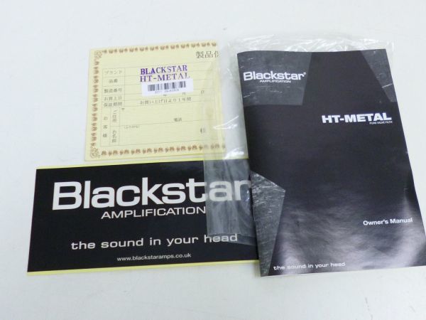 R105-N30-1542 Blackstar HT-Metal ディストーション オーバードライブ ギター エフェクター 現状品①_画像6