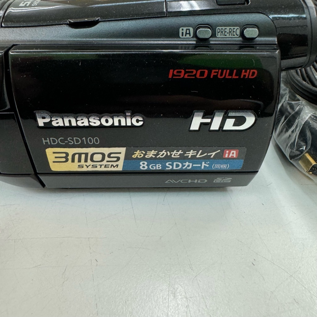 上11503 Panasonic HDC-SD100-K ビデオカメラ　動作品　パナソニック_画像5