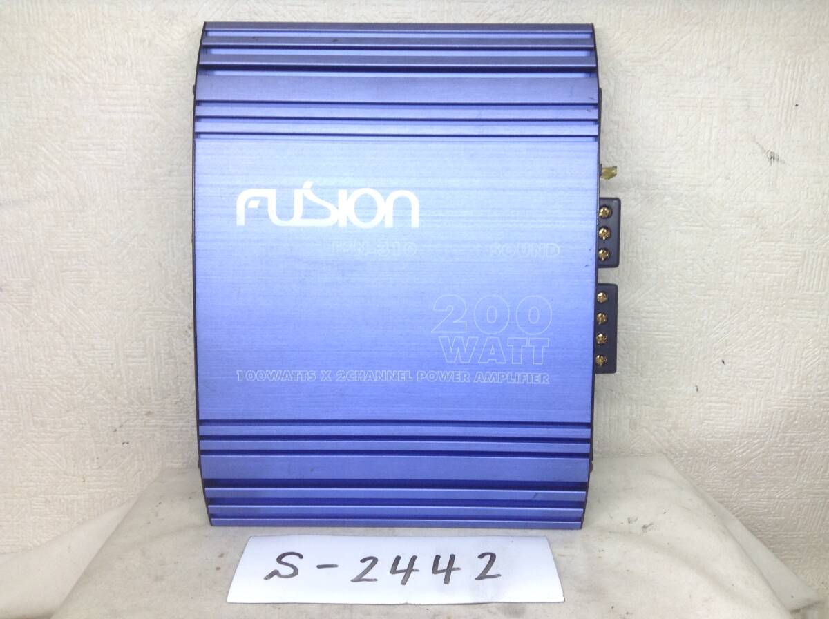 S-2442　FUSION　FSN-310　2ch　アンプ_画像1