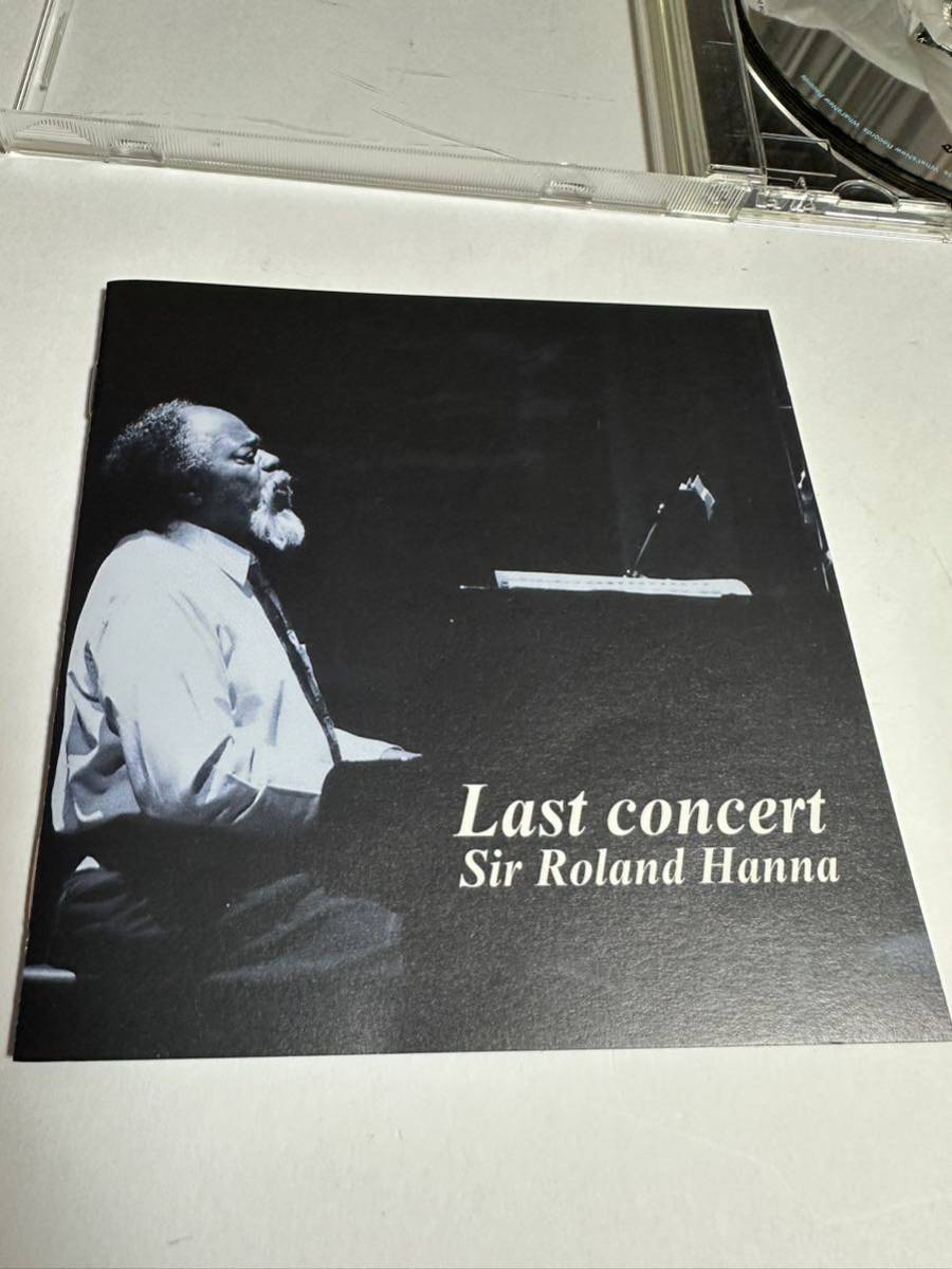 LAST CONCERT／Sir Roland Hanna WLCJ-2120 サイン有り_画像4