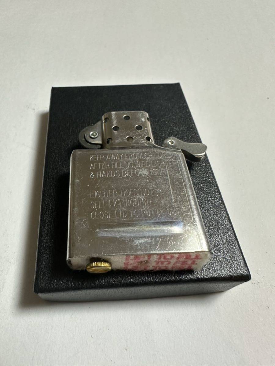 ZIPPO (ジッポ) USA製 オイルライター ケース入り 2016年製 火花確認済 ブラックアイス_画像6