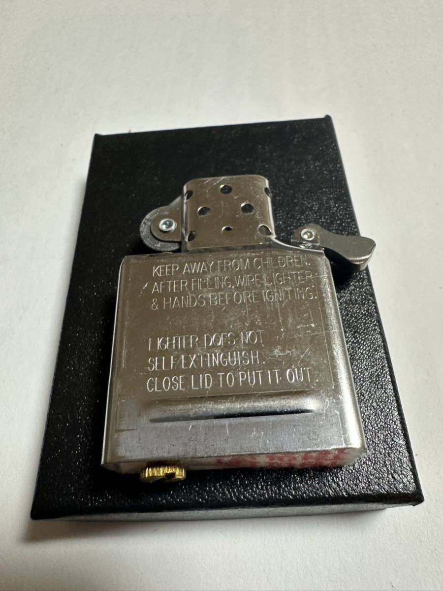 ZIPPO (ジッポ) USA製 オイルライター ケース入り 2018年製 火花確認済 音楽 音符 music_画像6