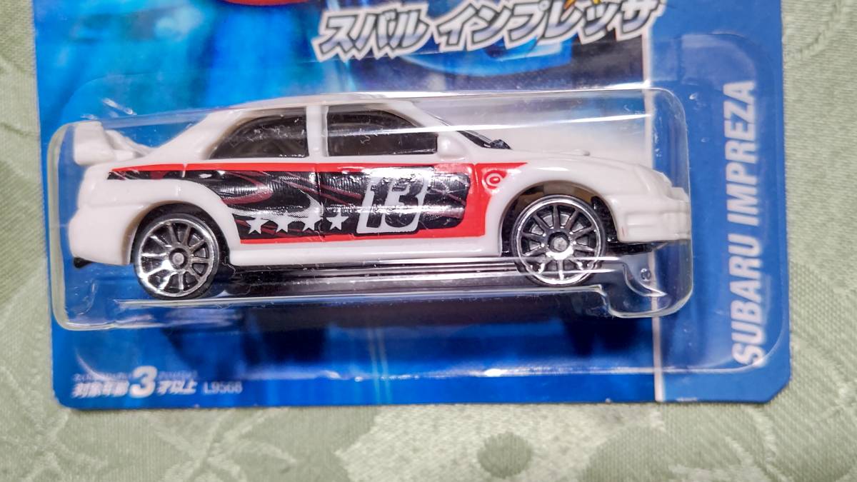 2006年 ショートカード ホットウィール Hot Wheels 07 スバル インプレッサ_画像3