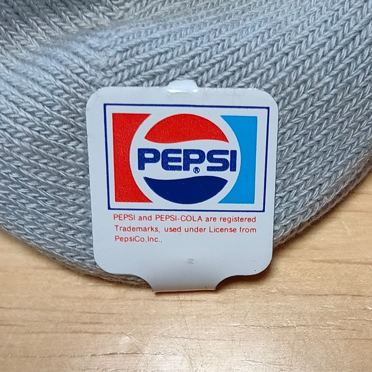 未使用 PEPSI ペプシ ワンポイント ロゴ 刺繍 アンクル ソックス ショートソックス 23-25cm レトロ 日本製 コーラ 靴下_画像6