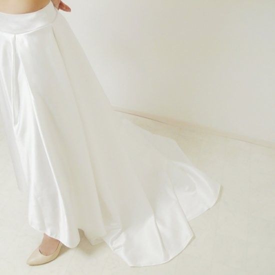 ☆白XSサイズ☆スレンダーラインのセパレートドレス
