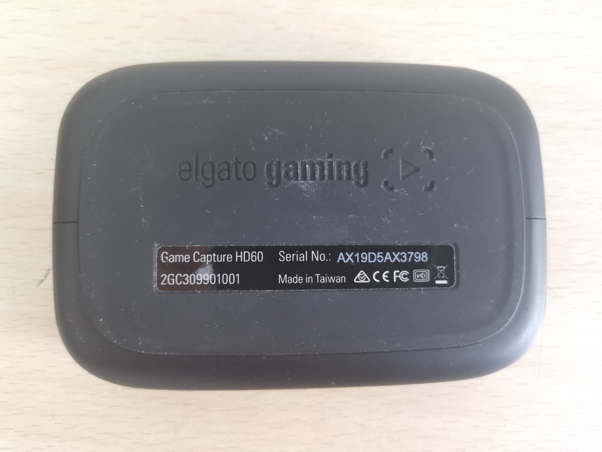 Elgato Game Capture HD60 キャプチャーボード 外付けキャプチャカード エルガト 1080p/60fps録画　通電のみ　動作未確認　現状販売_画像4
