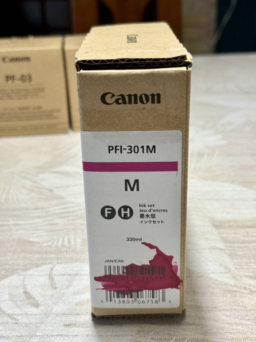 PFI-301M：Canon純正インクカートリッジ キヤノン＊新品 その２_画像2