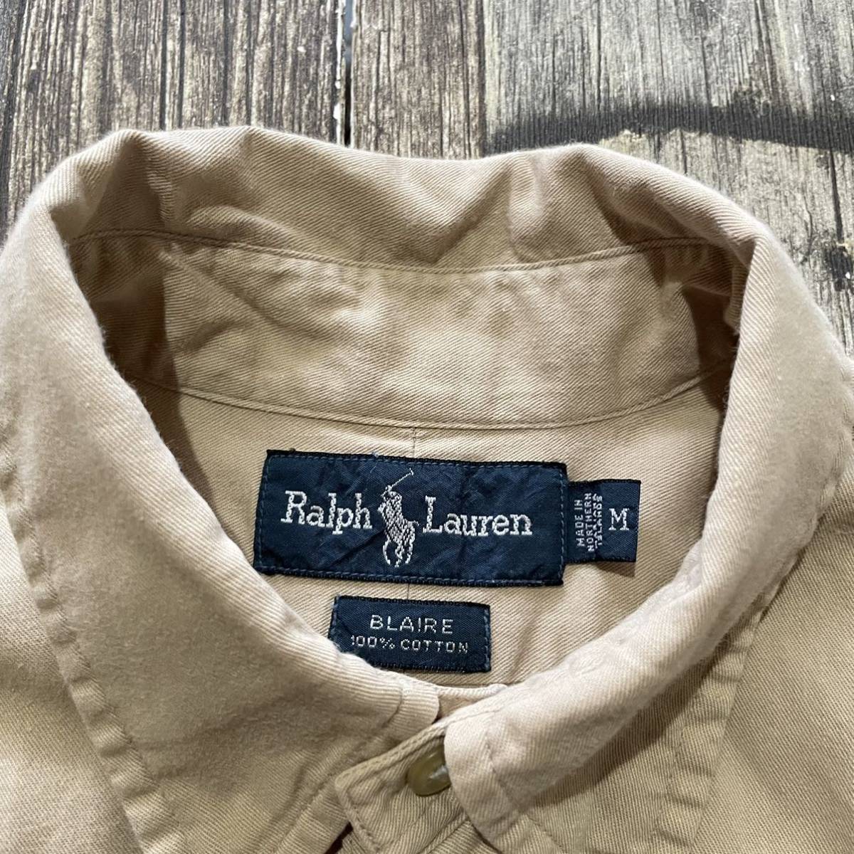  бесплатная доставка ralphlauren Ralph Lauren рубашка с коротким рукавом бежевый M