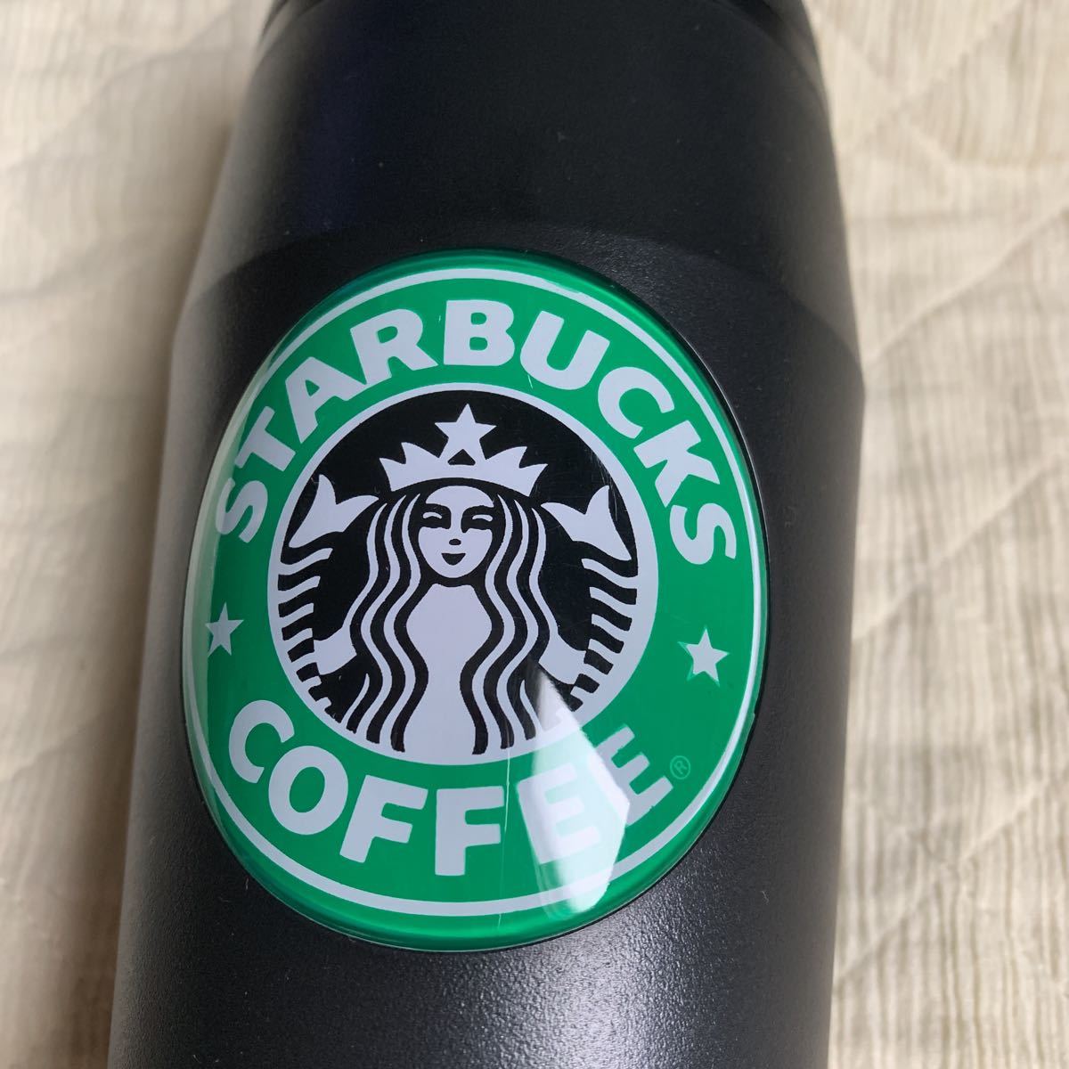 レア！2001★未使用デッドストック★スターバックスコーヒー★スタバ★STARBUCKS COFFEE★ブラックタンブラー★旧サイレンロゴ★16oz_画像2