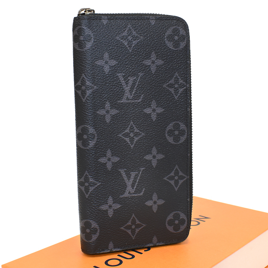 ルイヴィトン ジッピーウォレット ヴェルティカル 長財布 M62295 モノグラムエクリプス ブラック LOUIS VUITTON