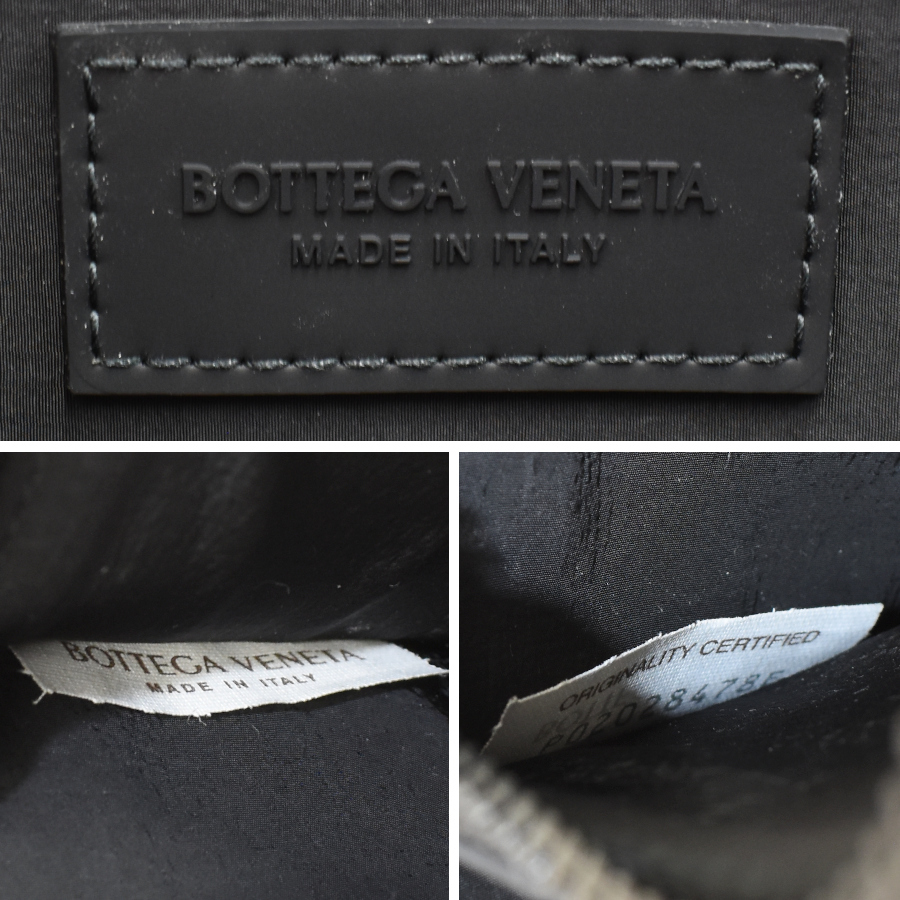 ボッテガヴェネタ ジップアラウンドウォレット 長財布 イントレチャート ラバー ブラック BOTTEGA VENETA_画像9