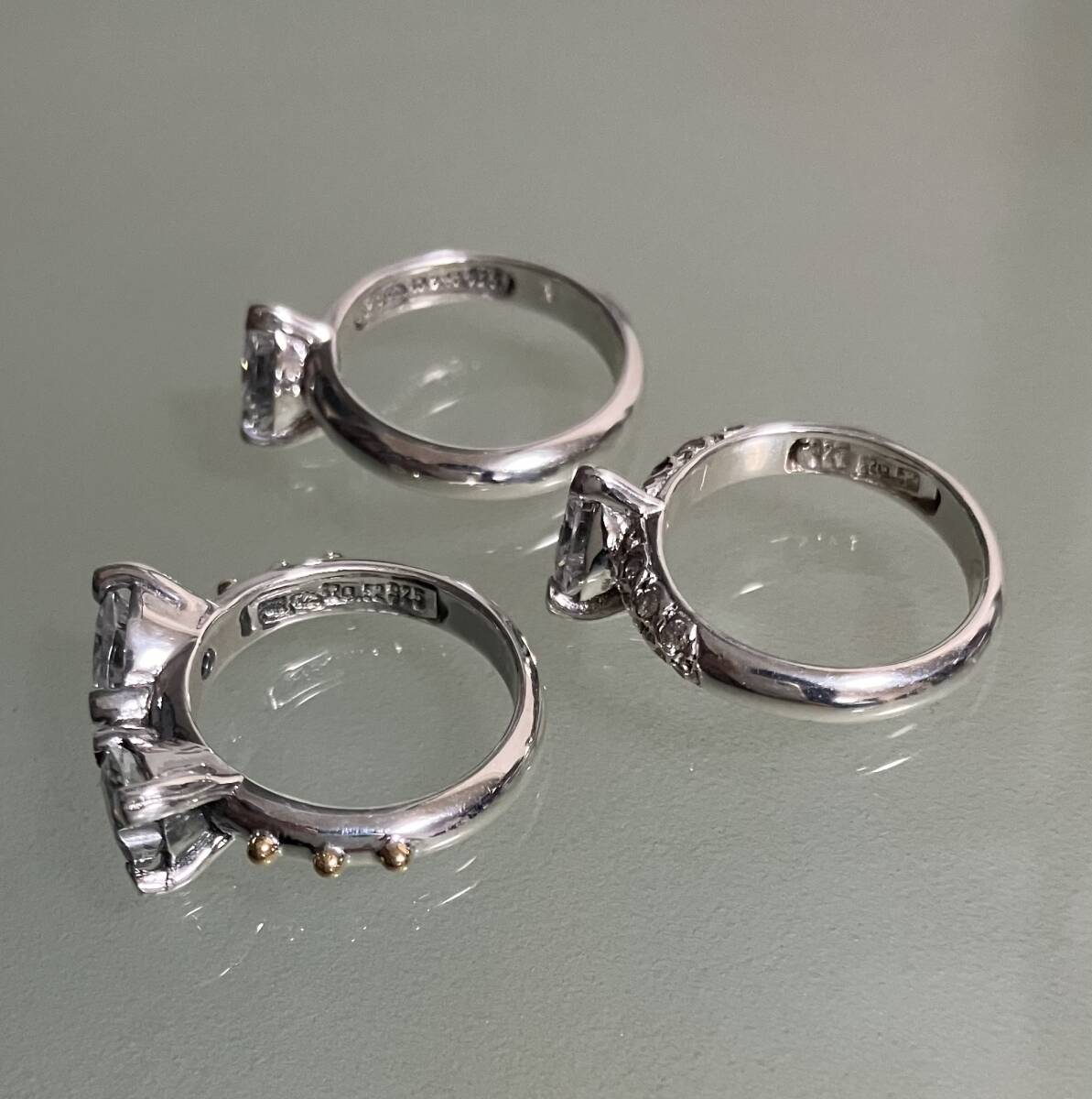 * new goods finishing settled *Folli Follie Folli Follie * ring *3 point set * silver 925* approximately 8 number * gross weight 10.93g*