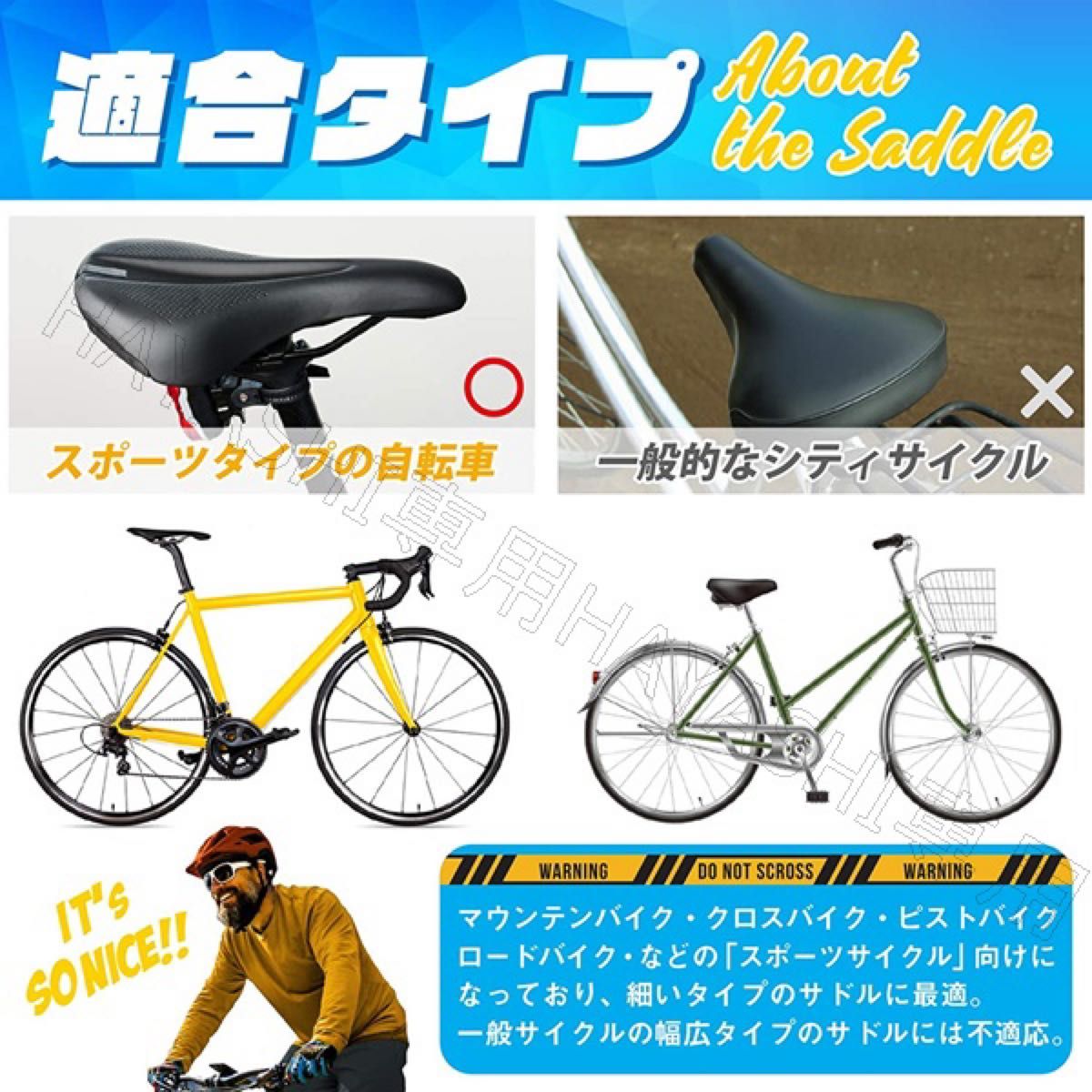 自転車用ゲルクッション 　自転車用ハニカム構造シート　自転車サドルクッション　送料無料