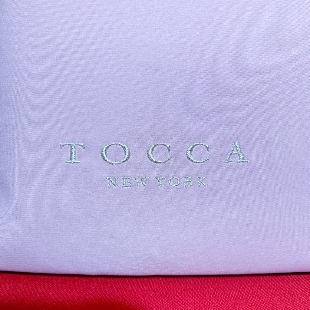 ☆ほぼ未使用☆WEB &一部店舗限定☆ TOCCA NEW YORK 撥水 トートバッグ ショルダーバッグ 2WAY ピンク系 ARIA TOTE M レディース (02256F_画像4