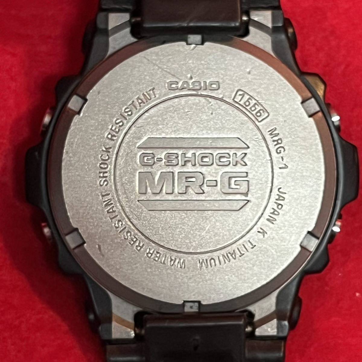 CASIO カシオ G-SHOCK MRG-1 稼働品 ケース付 Gショック デジタル 腕時計 希少品(02116_画像6