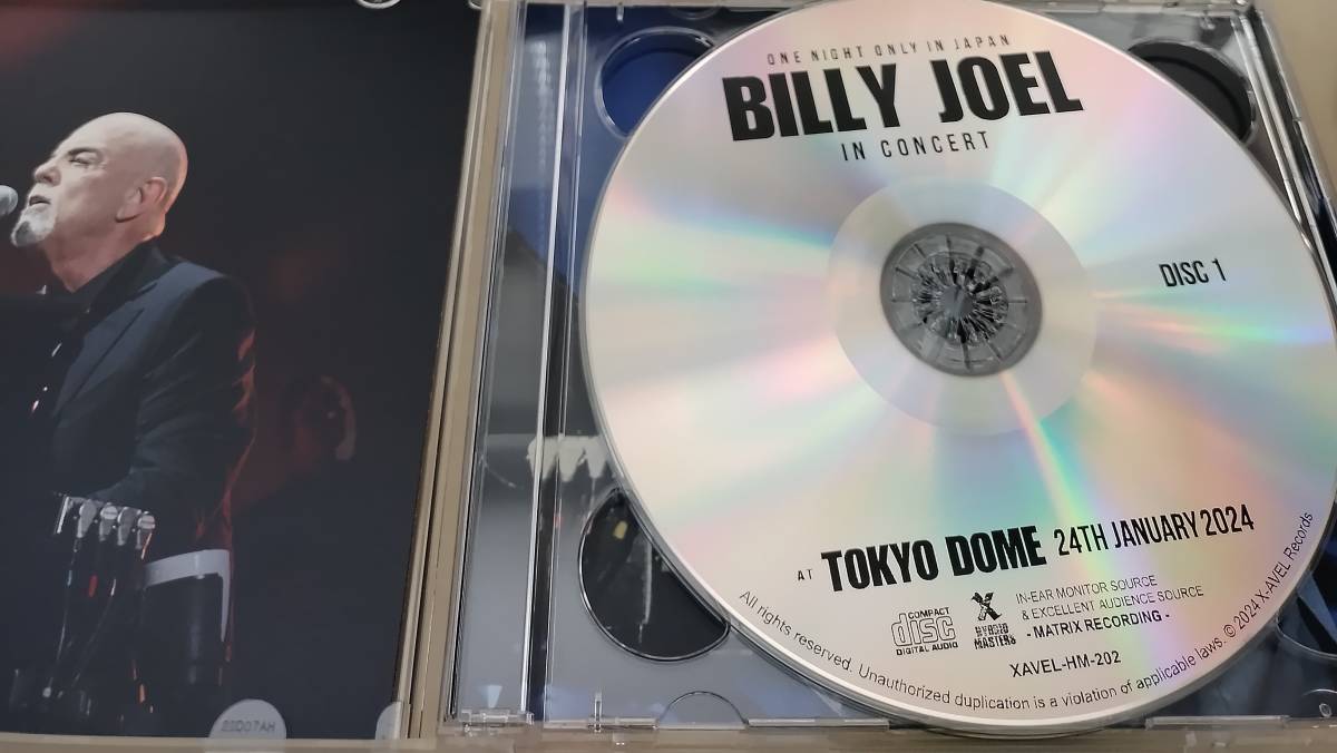 Billy Joel - At Tokyo Dome 24th January 2024 通常盤 (XAVELレーベル)_画像3