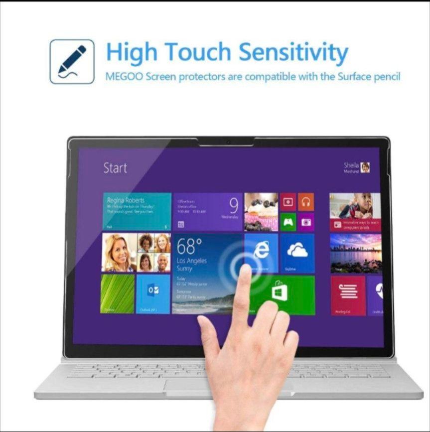 Surface Book 3/2/1 13.5 インチ 強化ガラス保護フィルム   9H高硬度 高感度 高透過率