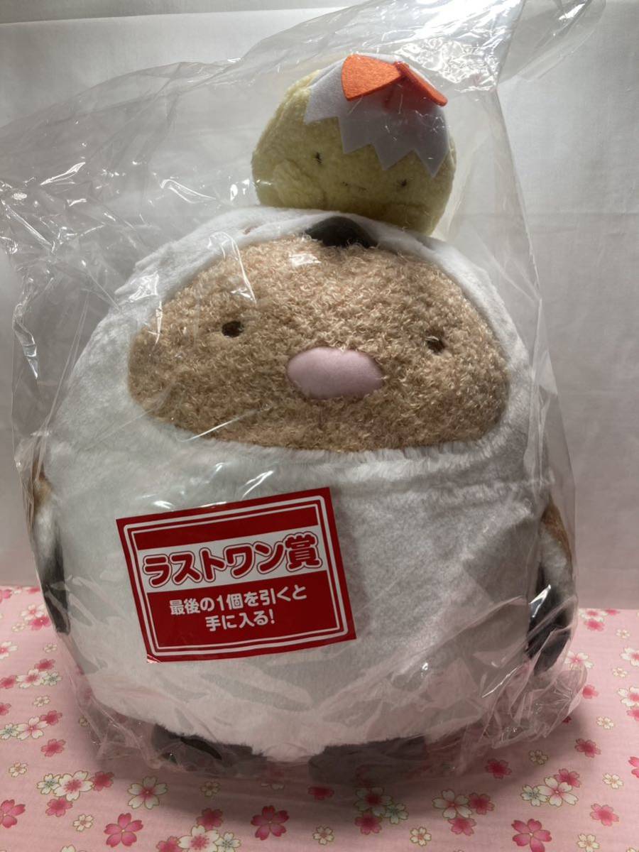 一番くじ ICHIBANKUJI すみっコぐらし みんなでことりっコ とんかつ&えびふらいのしっぽ ぬいぐるみ ラストワン plush toy sumikko gurashi_画像3