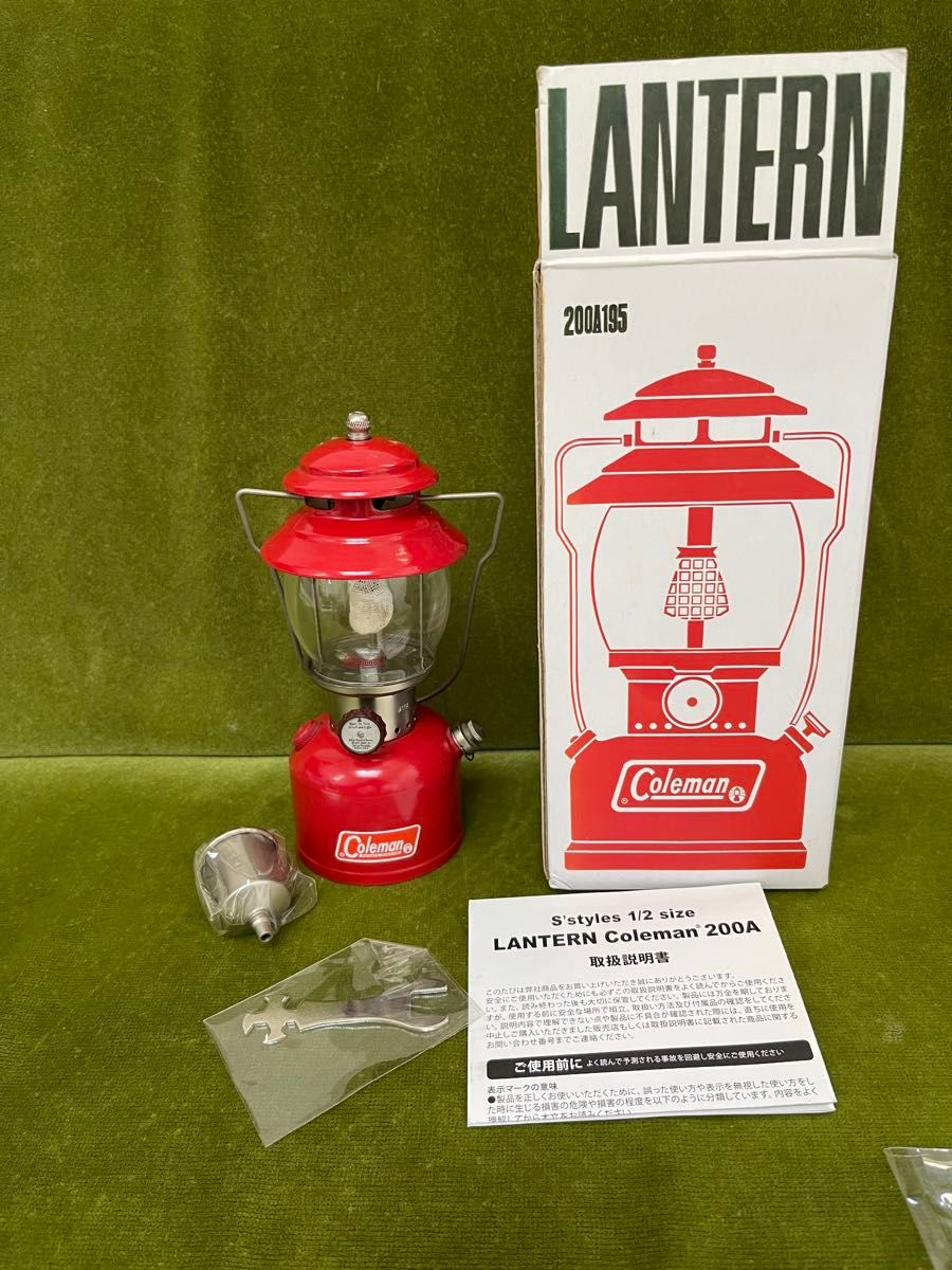 最終価格　コールマン Coleman 200A  ランタン 1/2モデル　ミニチュアLED点灯　センチネル　千値練　