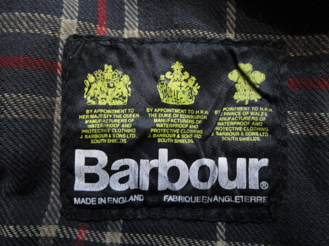 ★イングランド製 Barbour バブアー フード ネイビー_画像6