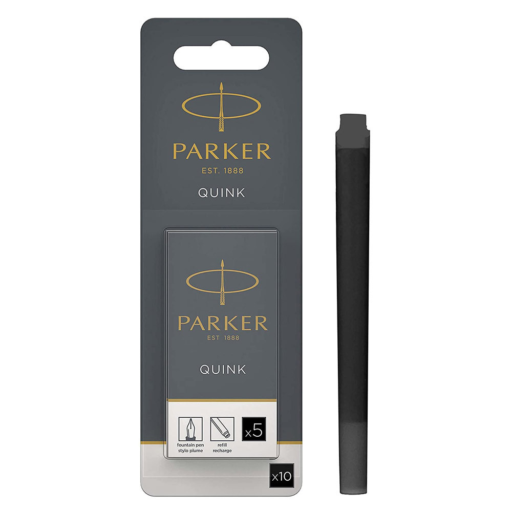  cartridge ink refill Parker fountain pen ink black black 10 pcs insertion 1950206/2069 Japan regular goods x1 pack / free shipping mail service 