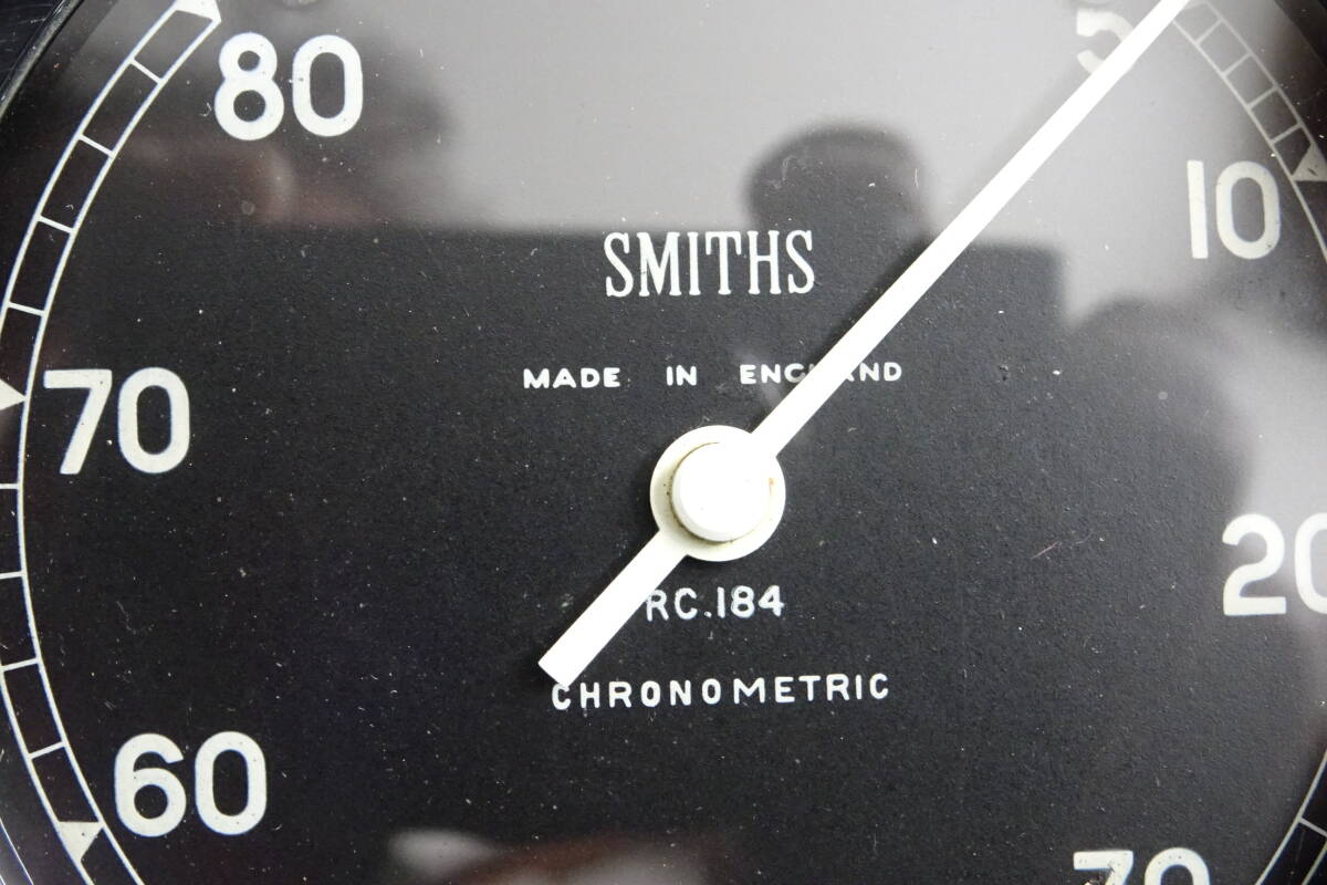 【SMITHS】スミス　クロノメトリックタコメーター　80Φ　8000rpm　　(管理:AA）_画像5