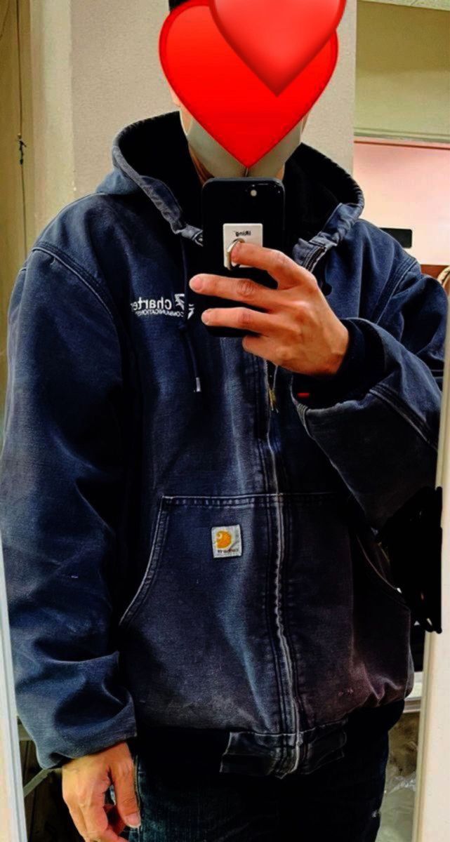 極上フェード ハチノス 企業刺繍 carhartt ダック アクティブ 極上フェード ハチノス 企業刺繍 carhartt ダック アクティブ