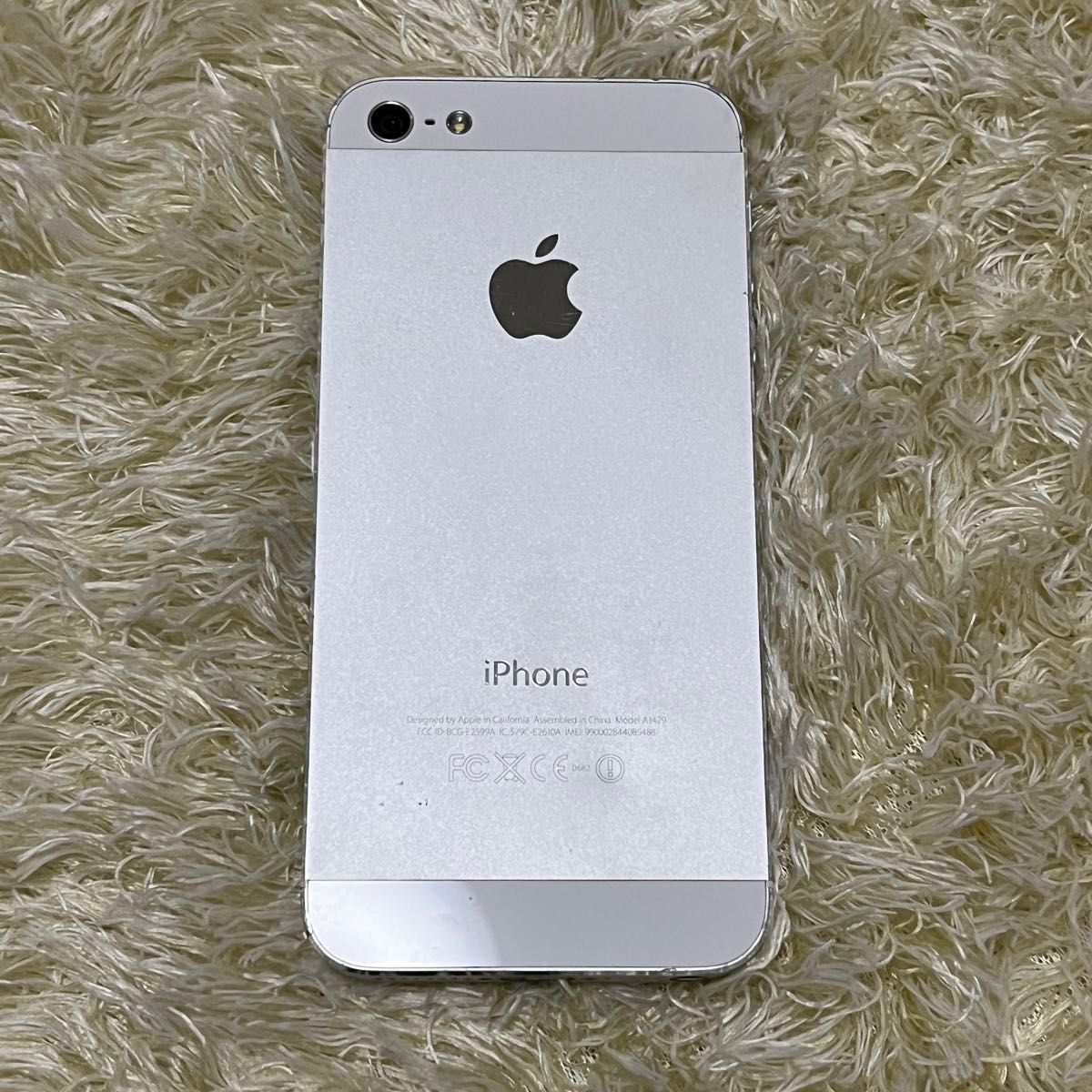 ジャンク品 iPhone5本体 ホワイト スマホ スマートフォン Apple