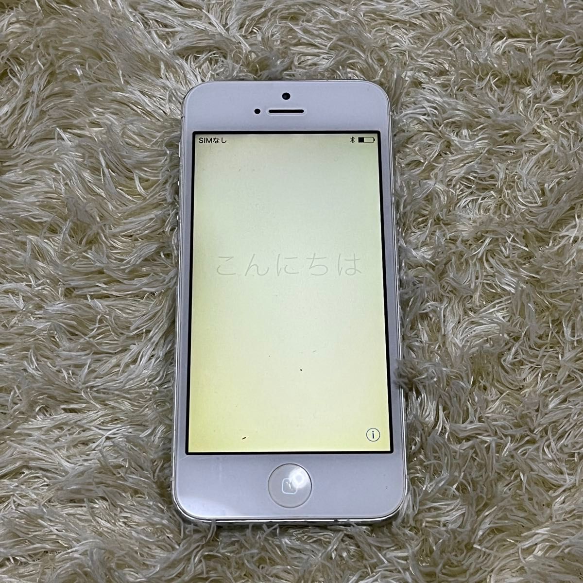 ジャンク品 iPhone5本体 ホワイト スマホ スマートフォン Apple