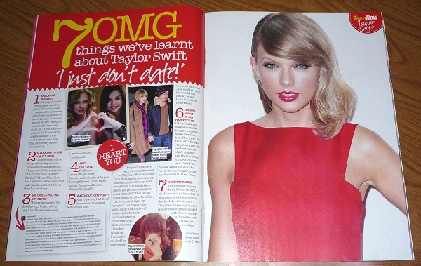 送料無料 Teen Now テイラー・スウィフト ワンダイレクション アリアナグランデ Taylor Swift One Direction Ariana Grande　イギリス雑誌_画像2