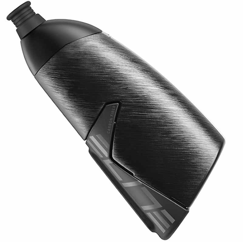 ■ELITE KIT CRONO CX エアロ形状 ボトル & 専用 樹脂(FRP) ボトルケージ トライアスロン ドリンクボトル 約500ml_エリート KIT CRONO カーボン