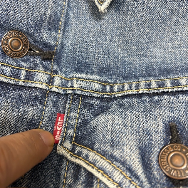 90s LVC LEVIS 71557 3rd ビッグE デニムジャケット 36 90s LVC LEVIS 71557 3rd ビッグE デニムジャケット 36