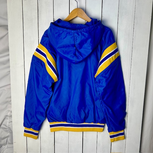 USA古着 90s USA製 RUSSELL ライン切替え ナイロンプルオーバー USA古着 90s USA製 RUSSELL ライン切替え ナイロンプルオーバー