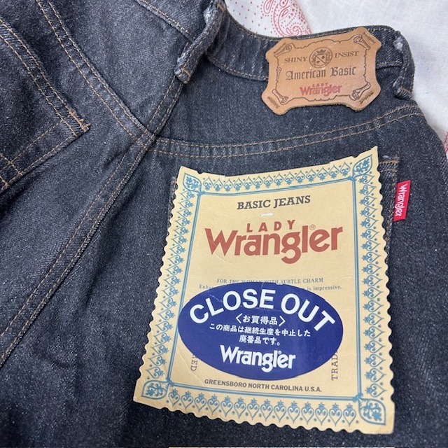 deadstock 80s~90s Wrangler 先染め ブラックデニムパンツ 28 deadstock 80s~90s Wrangler 先染め ブラックデニムパンツ 28