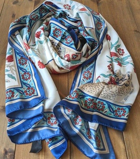 ＊NEW＊トルコ製 シルクスカーフ（100％ SILK）