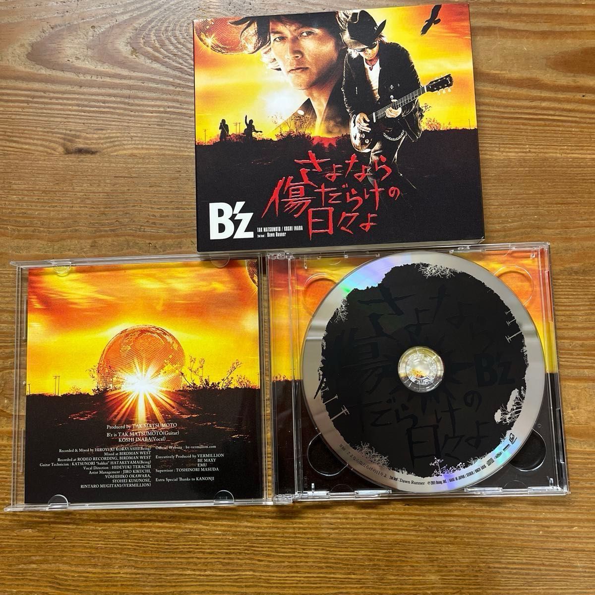 【美品】B'z ＤＶＤ付 CD 初回限定盤 さよなら傷だらけの日々よ Don't Wanna Cry ＧＯＦＯＲＩＴ,ＢＡＢＹ 