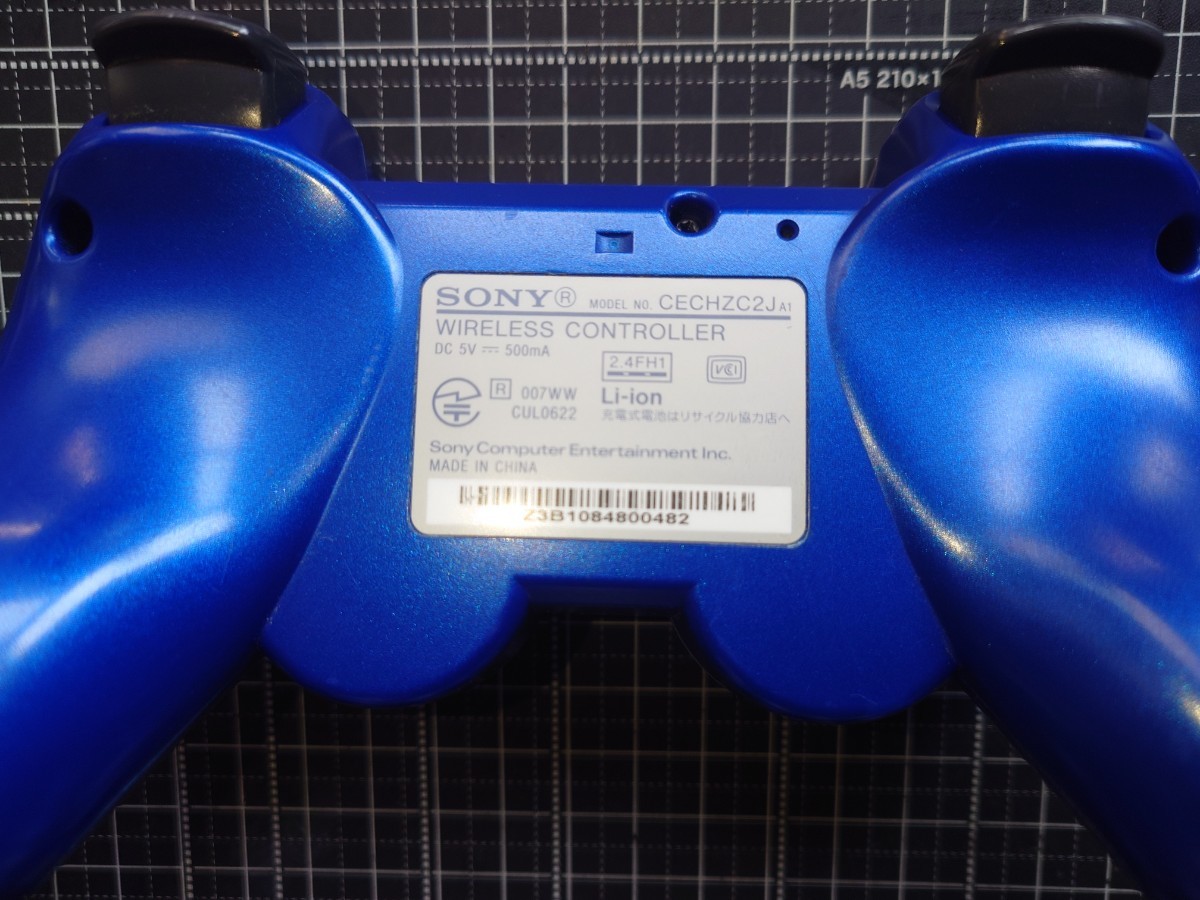 【動作良好】デュアルショック３　メタリックブルー　その１/dual shock3 playstation3_画像4