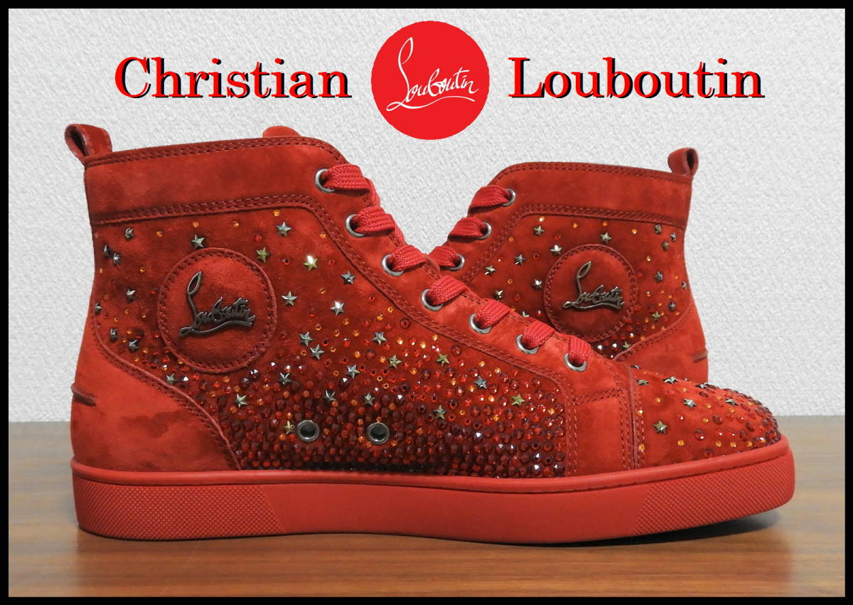 激レア Christian Louboutin スタースワロフスキー プレミア 嵐着用 クリスチャンルブタン 赤 メンズ 41 ハイカット スニーカー Arashi Buyee Buyee Japanese Proxy Service Buy From Japan Bot Online