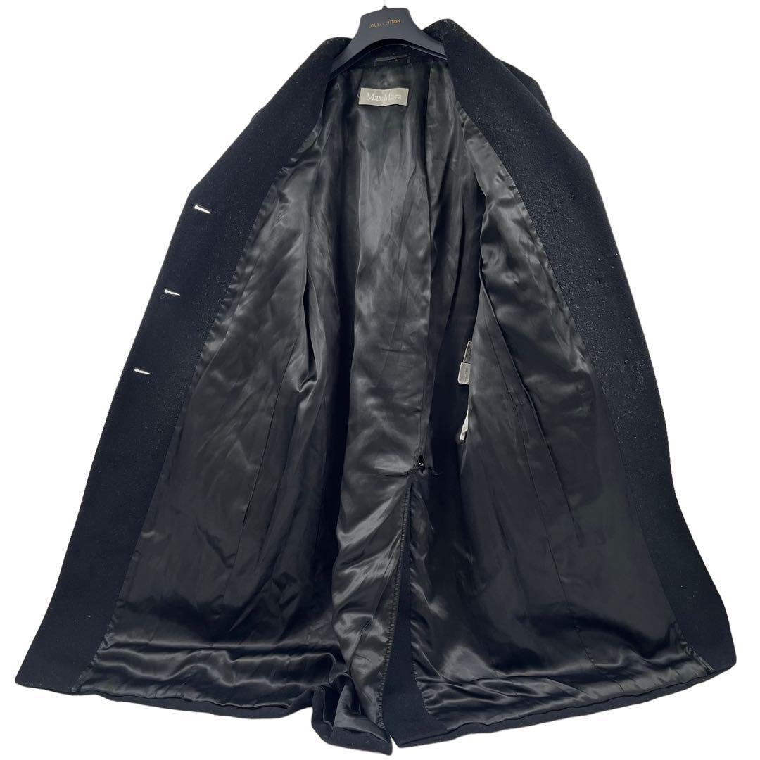 Max Mara マックスマーラ ロングコート　Lサイズ　大きいサイズ 　黒　ブラック_画像3